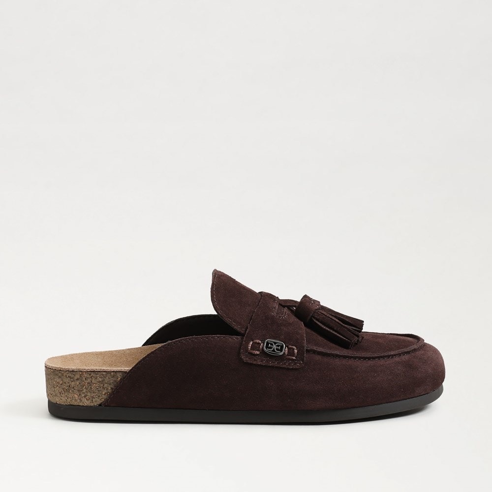 Sam Edelman Astrid Mules Brown Suede - Picture 2 of 7